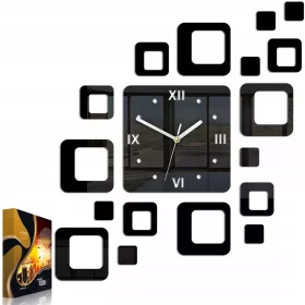  Ceas de perete ModernClock, negru, 60 cm