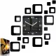  Ceas de perete ModernClock, negru, 60 cm