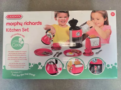 OUTLET Set bucatarie copii ceainic toaster Morphy Richards Casdon - produs incomplet