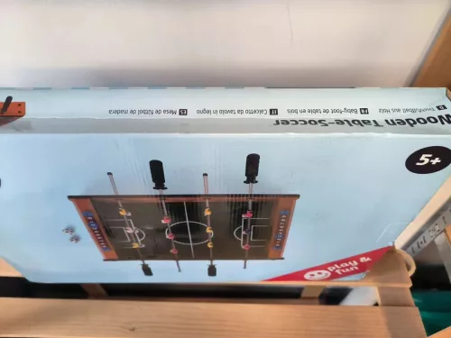 OUTLET Set fotbal de masa masa din lemn Small Foot 6707 AMBALAJ DETERMINAT