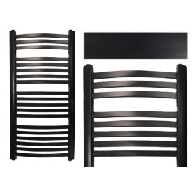  RADIATOR DE BAIE decorativ SIGMA 1170x575 Negru Mat 556W