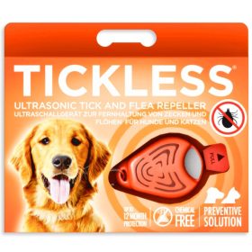    Protectie cu ultrasunete pentru capuse pentru animale TickLess portocaliu