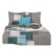 Set de Lenjerie de Pat din Bumbac Satinat ELWAY, 160x200 cm