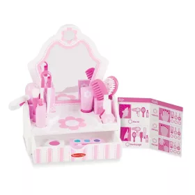   Masa de toaleta salon de infrumusetare cu accesorii 18 piese Melissa & Doug