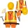 Costum Melissa&Doug pentru copii Costum Carnaval Constructor 3-6 ani