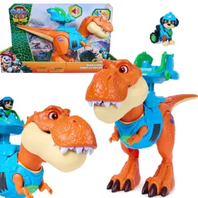   Câini de patrulă și dinozauri Rex cu T-Rex Roar interactiv și Explore Timmy 25 cm