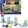 Set de aventură Psi Patrol Bay cu pod cu 3 vehicule și figurină Chickaletta