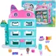 Casă pentru pisici Gabi Figurină mare de casă de păpuși Gabi 63 cm + accesorii Casa de păpuși Gabby's Purrfect