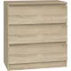  TopEshop MALWA comodă 70 x 40 x 75cm stejar sonoma mat