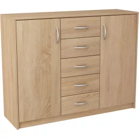    Comodă Matkam MATKAM2D5SSONOMA 109,3 x 35 x 85cm stejar sonoma mat
