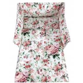  PAT BUMBAC 4EL 100x135 cm cu protector + cearceaf