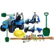  Tractor pentru copii BJ Plastic Roșu, Albastru, Verde