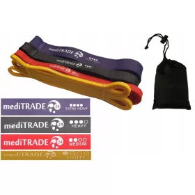  bandă de exerciții mediTRADE24 3-39 kg 4 buc.