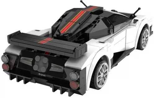 CaDA Building Blocks Telecomandă Mașină sport Z-Wind White Racing Mașină Mașină sport 258 RC Piese