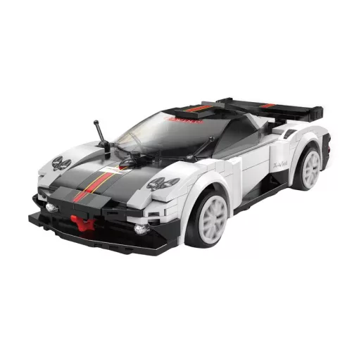 CaDA Building Blocks Telecomandă Mașină sport Z-Wind White Racing Mașină Mașină sport 258 RC Piese