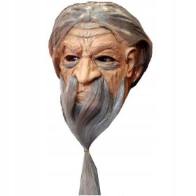  Mască de față Party Tino PM010 latex wizard multicolor