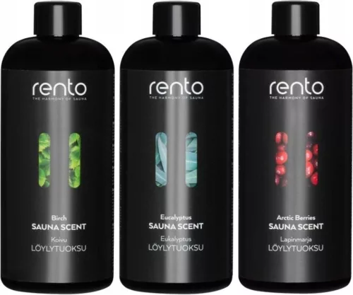 Rento set de 6 parfumuri pentru sauna finlandeza, sticla 400 ml