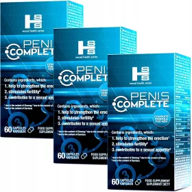   Penis Complete - Tratament natural în 3 pachete promoționale (2+1 gratuit)