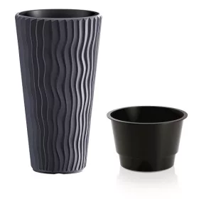    Ghiveci de flori Prosperplast 30 cm x 30 x 53 cm diametru 30 cm plastic negru
