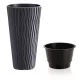  Ghiveci de flori Prosperplast 30 cm x 30 x 53 cm diametru 30 cm plastic negru