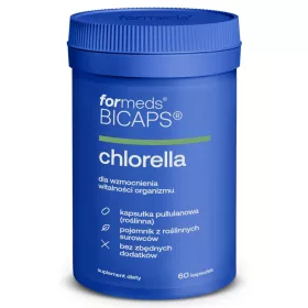   Supliment Alimentar BICAPS CHLORELLA cu 60 de Capsule pentru Vegani