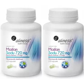   Supliment Aliness Butirat de Sodiu Microîncapsulat 720 mg - 100 Capsule VEGE