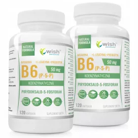   Supliment B6 P-5-P 50mg cu L-Leucină și Prebiotic de la VegeWish - Îmbunătățește Vitalitatea