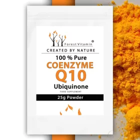   Supliment Alimentar Forest Vitamin® Coenzima Q10 - 25g Pudră, Purețe 100%