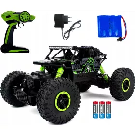  MAȘINĂ RC ROCK CRAWLER 4x4 DOUĂ MOTORE AUTO