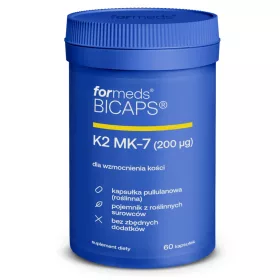   Supliment Alimentar BICAPS K2 MK-7 - 200 µg Vitamina K2, 60 Capsule