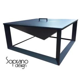  Capac pentru foc de gradina 90x90 cm