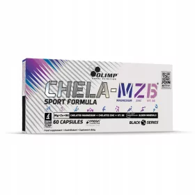   Chela MZB Sport Formula Mega Caps - Supliment pentru Sportivi cu Magneziu, Zinc și Vitamina B6