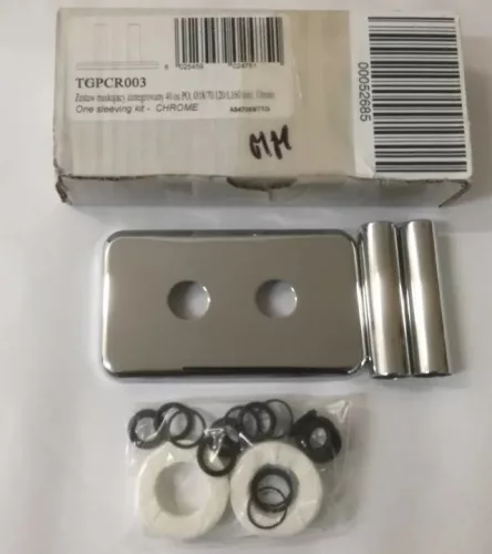 Kit de mascare dublu cromat Terma, pas de 40 mm