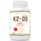Vitamina K2 MK-7 200mcg și D3 4000IU în Ulei MCT, 120 Capsule - Wish Pharma Polonia