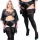  Ciorapi autoportanti din MICROFIBRA 70 den dantela florala PLUS SIZE Fenome