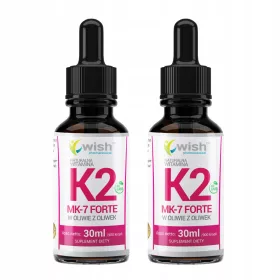   Vitamina Naturală K2 MK-7 50µg din Natto Forte, 2x30ml - Fără Conservanți