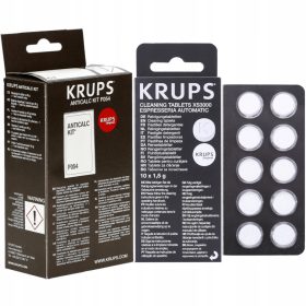    Set de detartrare Krups F054001A + tablete de curățare pentru aparatele de cafea KRUPS XS 3000