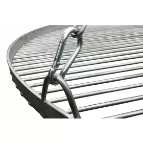    Gratar de gradina trepied peste foc, gratar inox, 70 cm, produs polonez