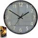  Ceas de perete ModernClock, negru, nuante de gri, auriu, 30 cm