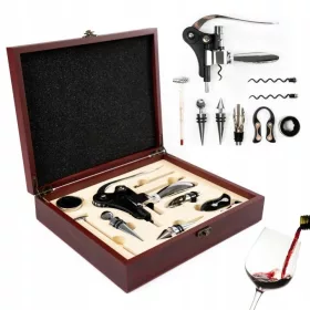 Set de vin IBERGO Wine Gifts SK1 cu tirbușon și termometru