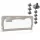  Balustrada de siguranta PAT SAFETY GATE HIGH 150x66cm BEI Lionelo Hanna + Protectia contactelor prize GRI 8x Lionelo