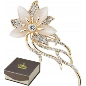  BROSA FLORE CIN CU ZIRCONIA (006)