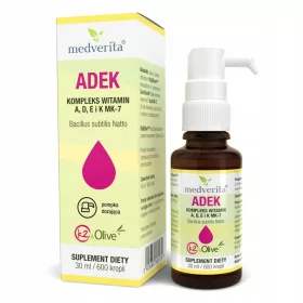   Complex de Vitamine ADEK CaroCare®, K2&Olive™ - 30 ml, 600 Picături