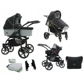  Carucior Karex Legro 3in1, gri