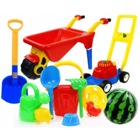    SET pentru nisip 12 buc Mașină de tuns iarba Roabă Lopată WADER