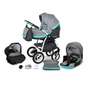 Cărucior pentru copii VERDI OPTIMA BLACK/LIMITED 3IN1
