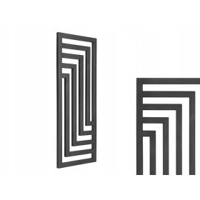  100x49 ARGINTIU decorativ NEGRU p-perlat / RAL