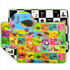    Covoraș educativ din spumă dublu față Humbi 180x120x1 cm