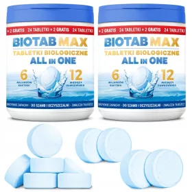    BIOTAB MAX Bacterie pentru fose septice Tablete pentru un an + Grasimi All in One