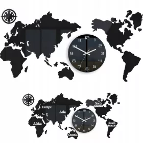    Ceas de perete ModernClock alb, nuante de gri, argintiu 110cm